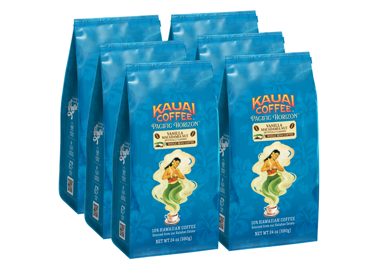 Kauai Coffee® Pacific Horizon - Vanilla Macadamia Nut Flavor