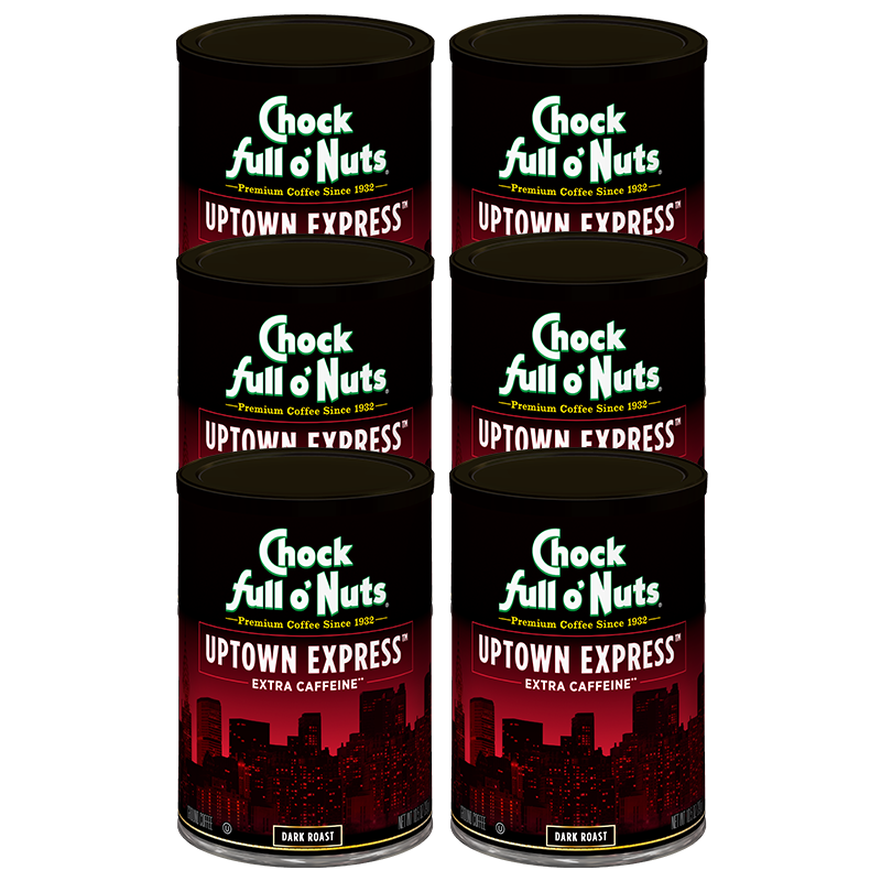 Chock full o’Nuts® Coffee Uptown Express Extra Caffeine Massimo
