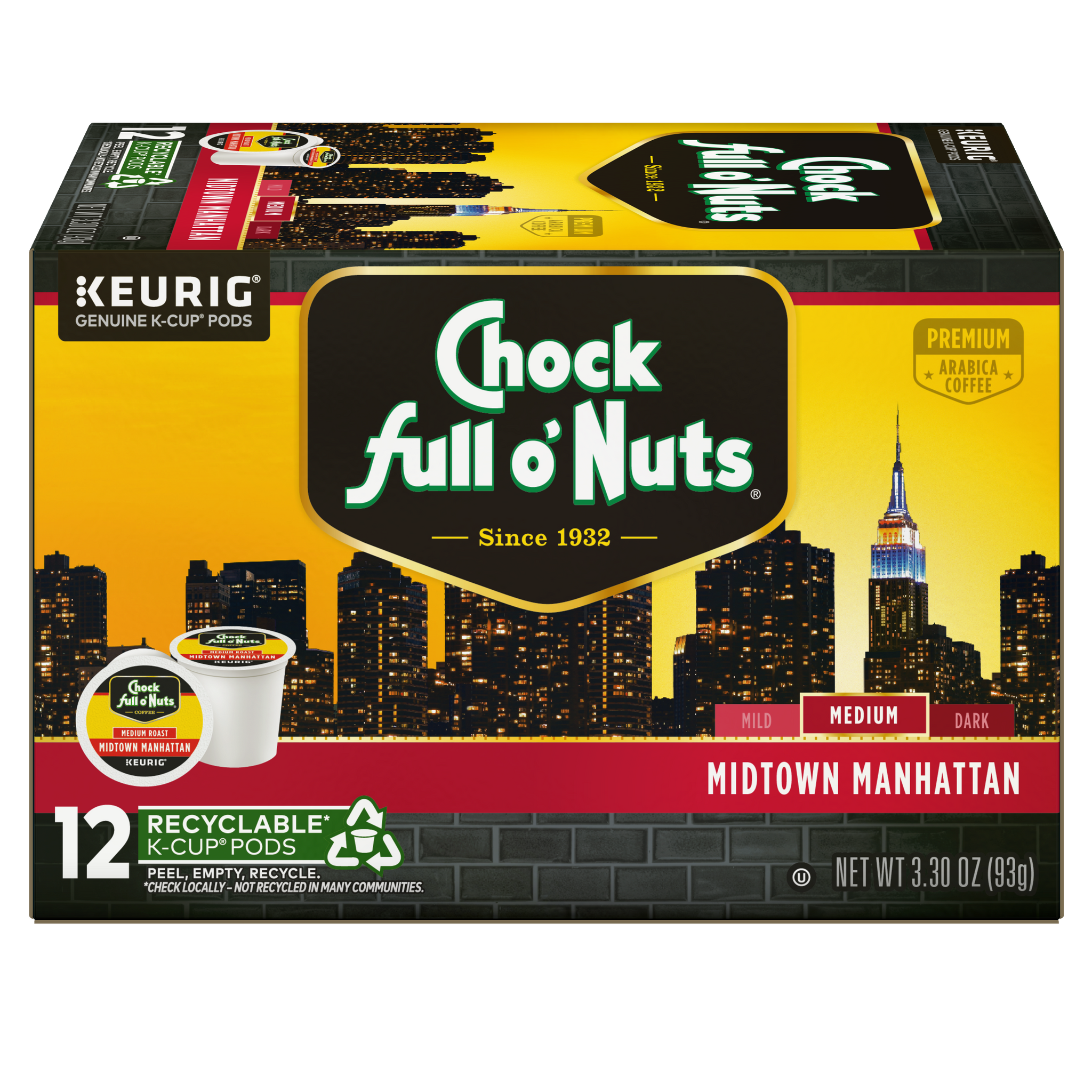 Chock full o'Nuts Single Serve – Massimo Zanetti Beverage (ShopMZB)