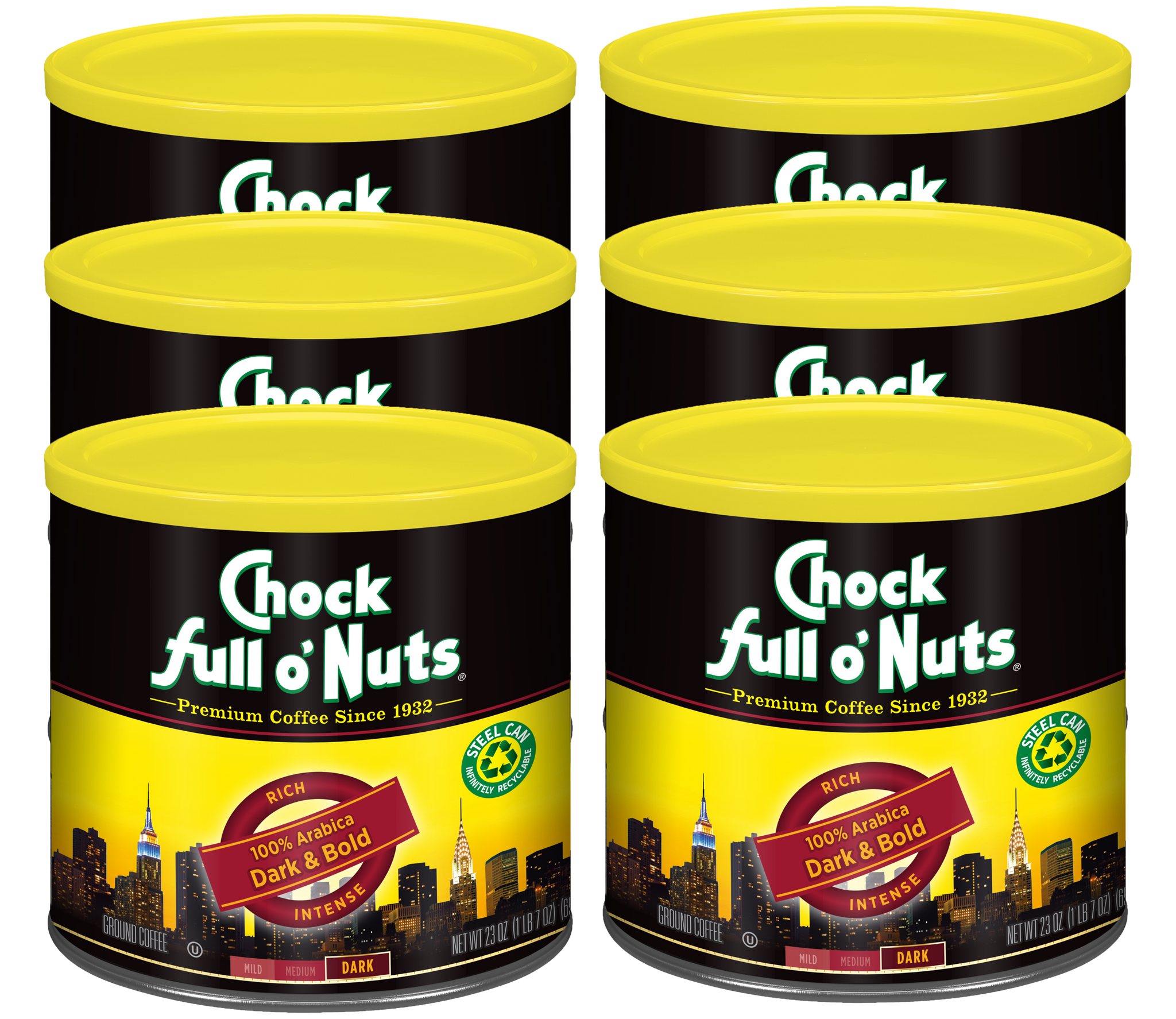 Chock full o'Nuts® Coffee - Dark & Bold Roast - Dark Roast