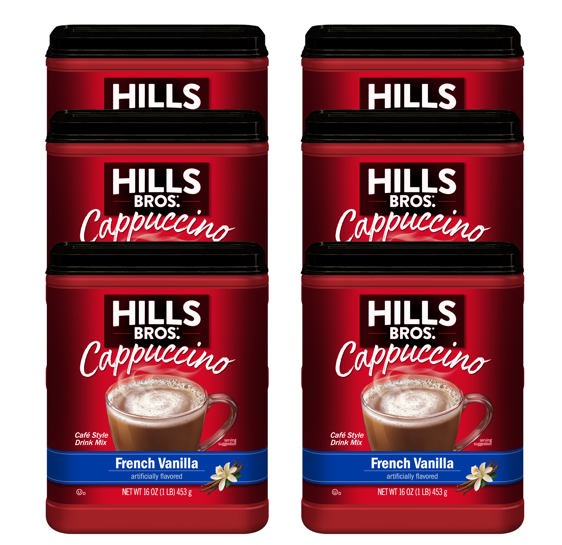 Hills Bros.® Instant Cappuccino Mix - French Vanilla – Massimo Hills Bros.® Instant Cappuccino Mix - French Vanilla – Massimo