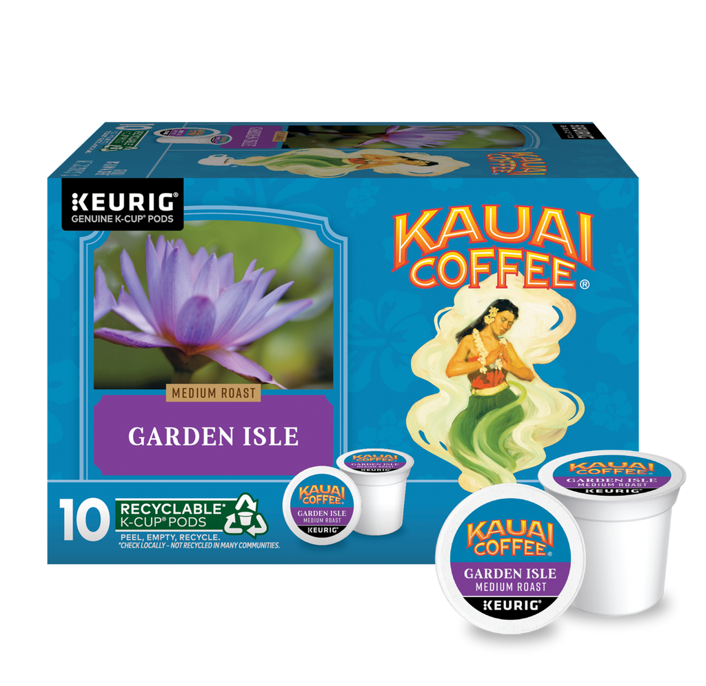 NEW-Kauai Coffee® K-Cup® Pods - Garden Isle - Medium Roast NEW-Kauai Coffee® K-Cup® Pods - Garden Isle - Medium Roast