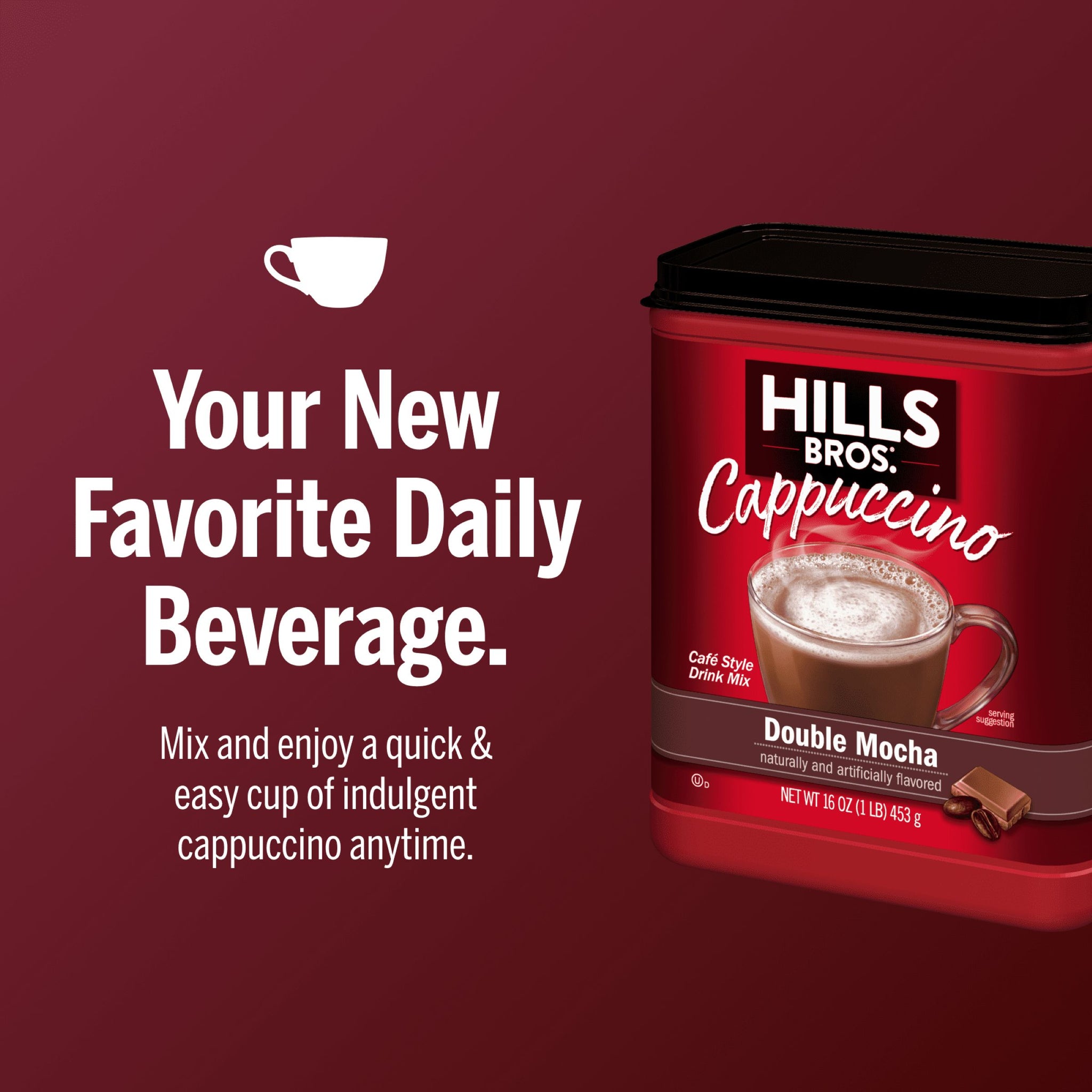 Hills Bros.® Instant Cappuccino Mix - Double Mocha – Massimo