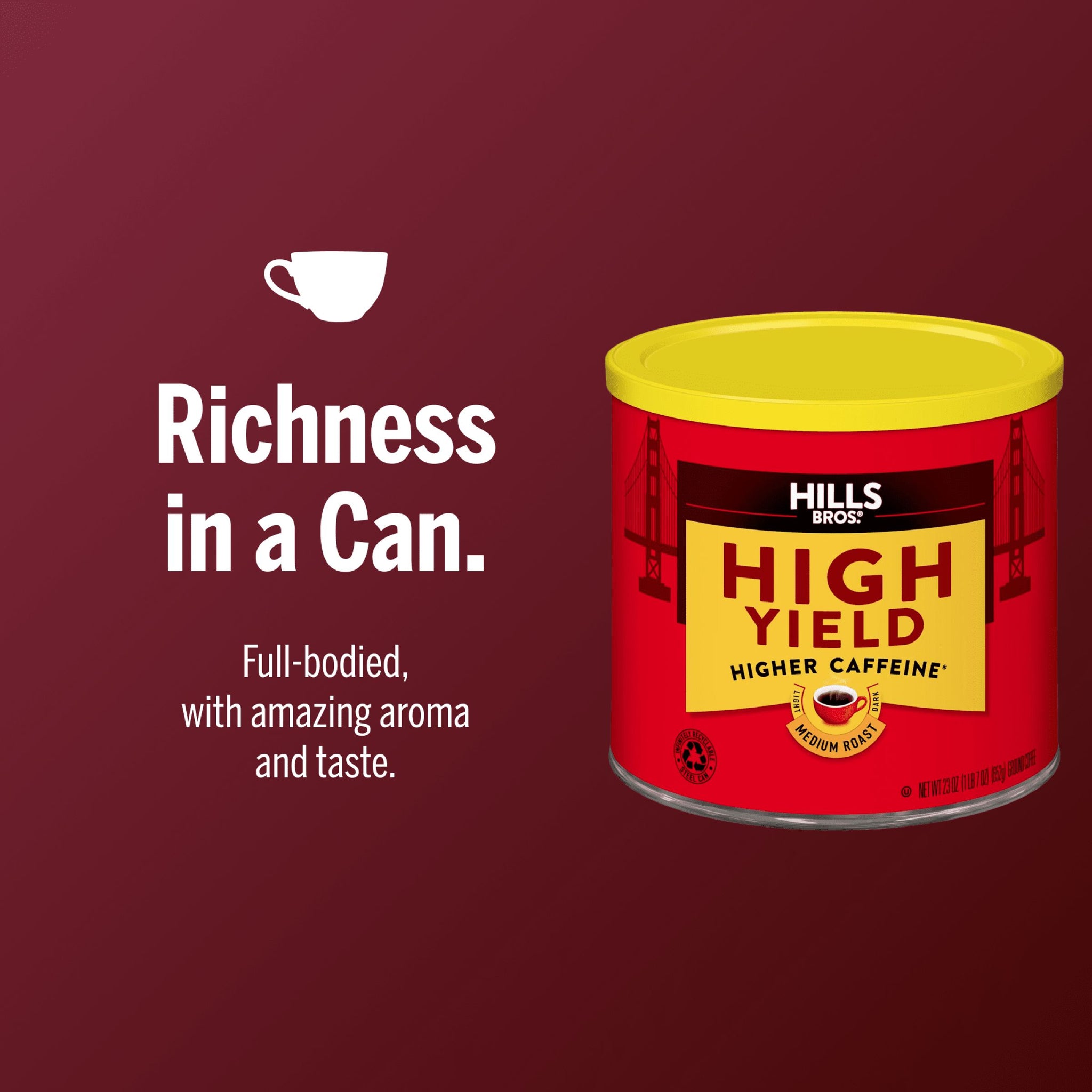 Hills Bros.® Coffee - High Yield - Medium Roast - Ground – Massimo