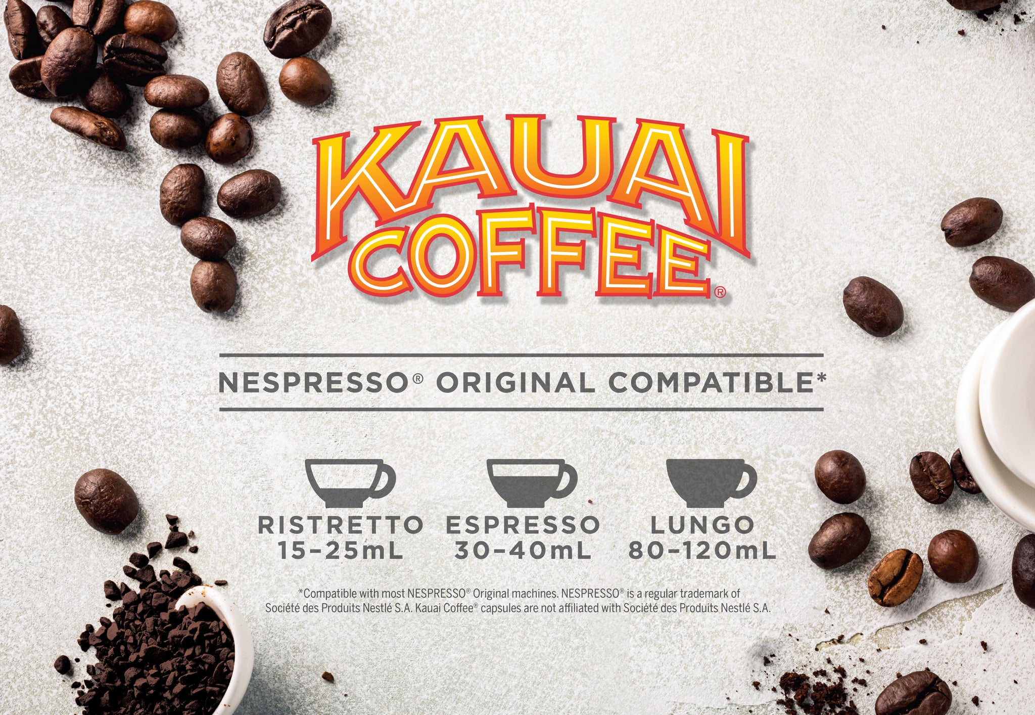 Kauai Coffee® Espresso Pods - Wailua Falls – Medium Roast