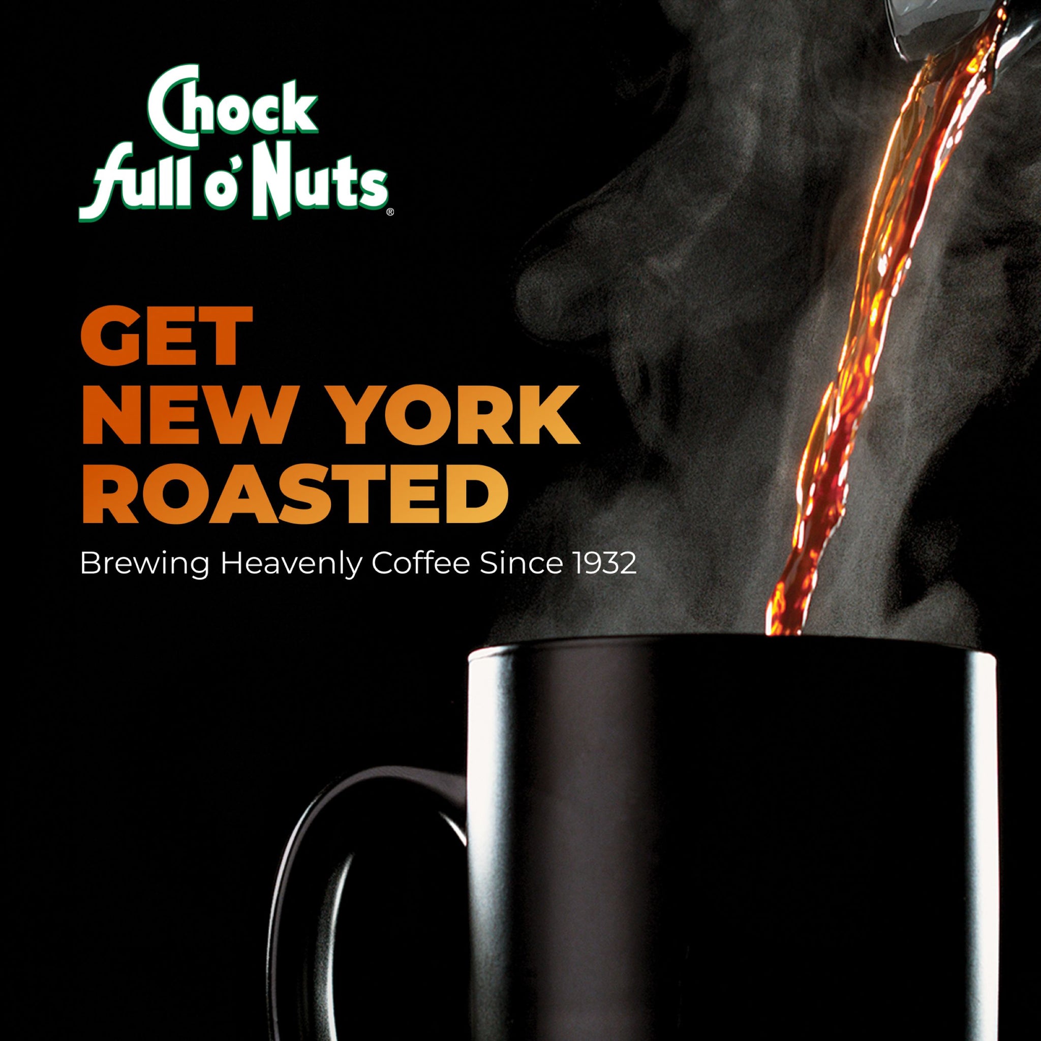 NEW-Chock full o'Nuts® K-Cup® Pods - Heavenly Original - Medium