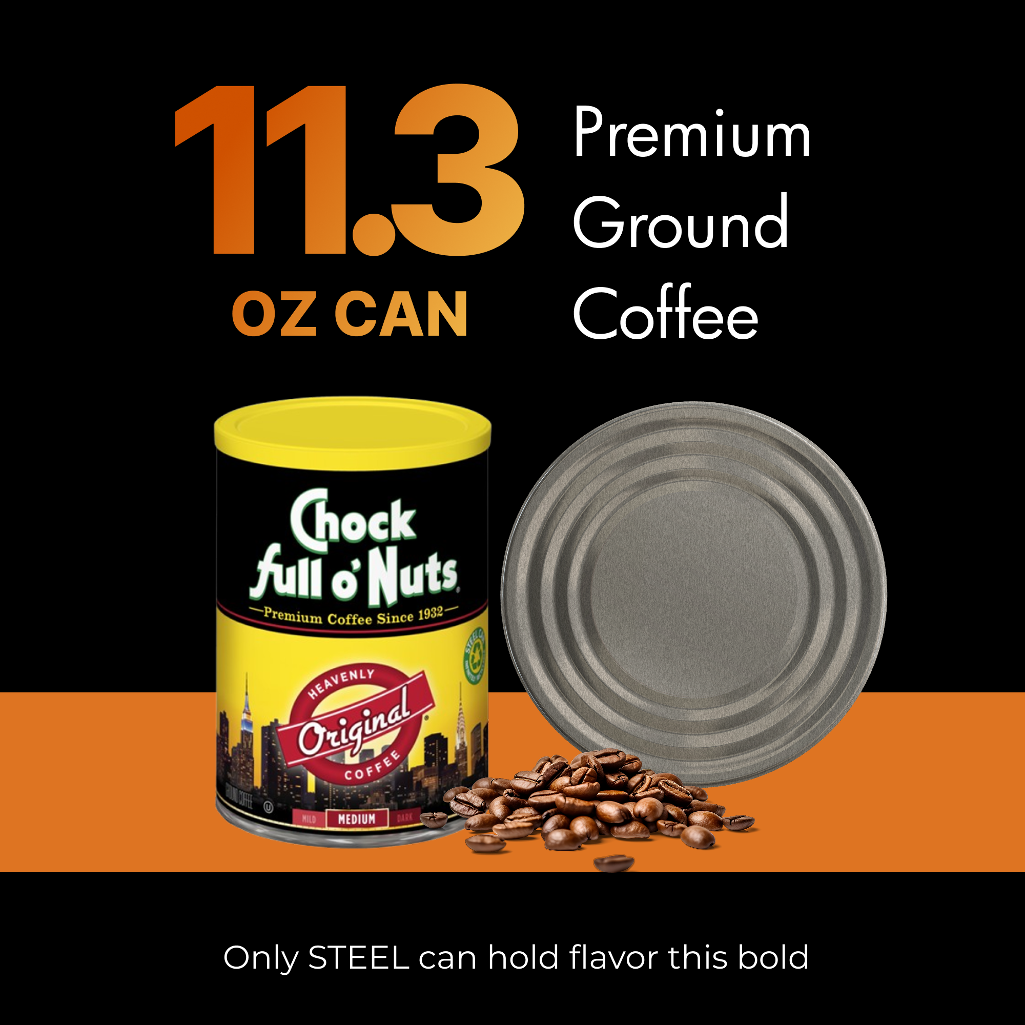 Chock full o'Nuts® Coffee Heavenly Original - Medium Roast Chock full o'Nuts® Coffee Heavenly Original - Medium Roast