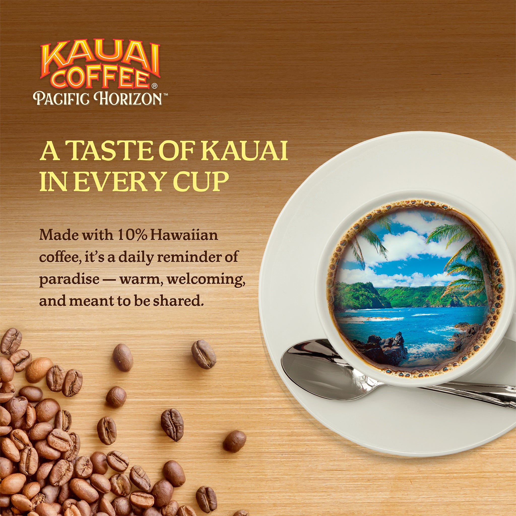 NEW-Kauai Coffee® K-Cup® Pods - Garden Isle - Medium Roast