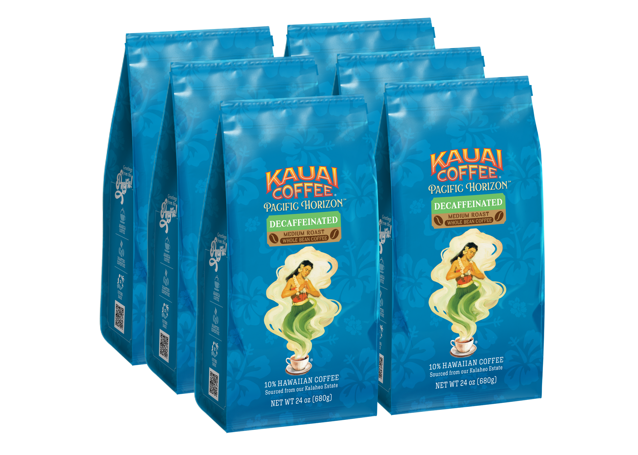 Kauai Coffee® - Decaf - Medium Roast - Whole Bean - Premium