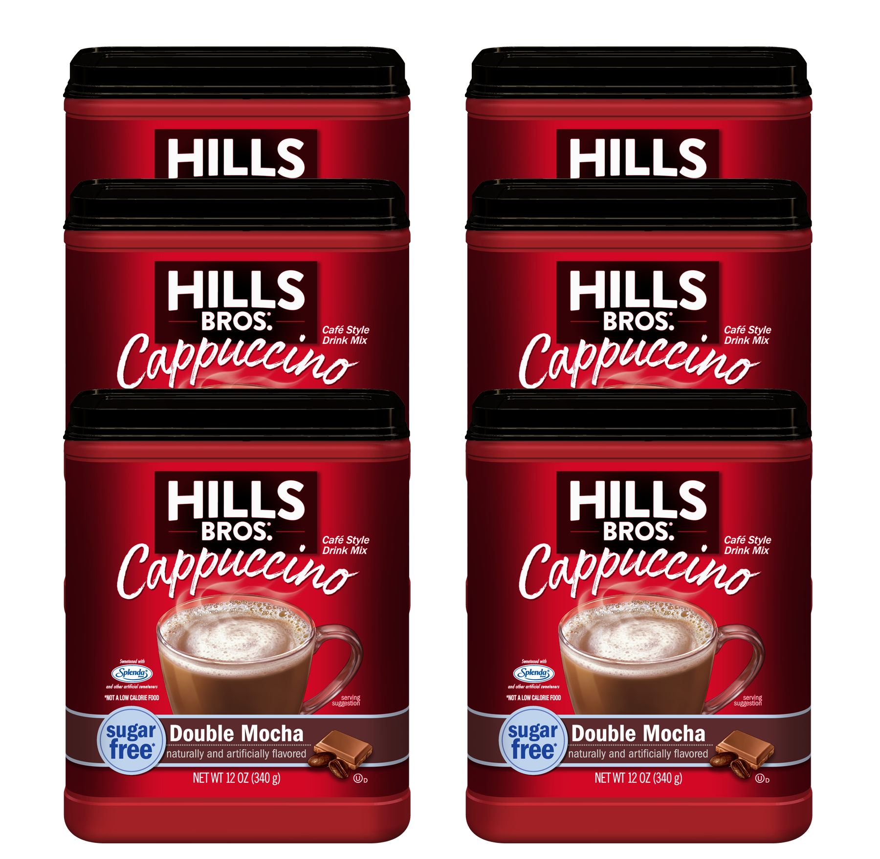 Hills Bros.® Instant Cappuccino Mix - Sugar-Free Double Mocha