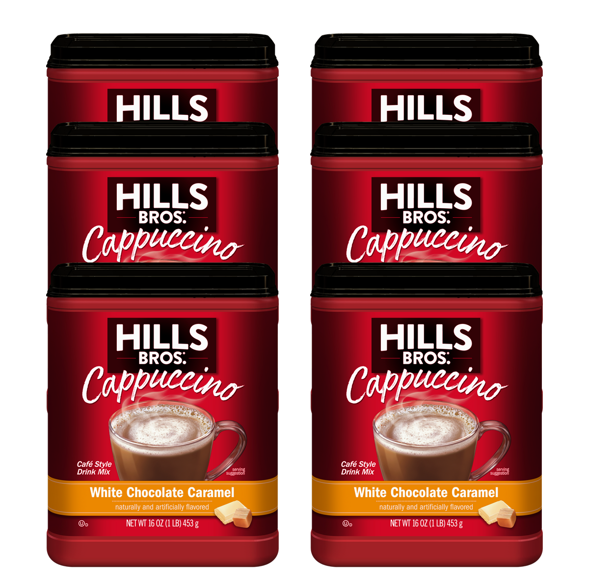 Hills Bros.® Instant Cappuccino Mix - White Chocolate Caramel
