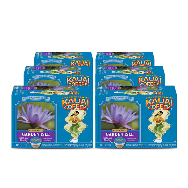 Kauai Coffee® Single-Serve Pods - Garden Isle - Medium Roast