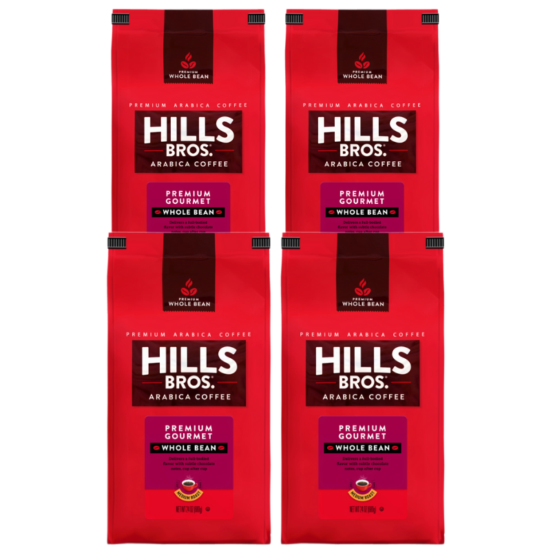 Hills Bros.® Coffee - Premium Gourmet - Medium Roast - Whole Bean Hills Bros.® Coffee - Premium Gourmet - Medium Roast - Whole Bean